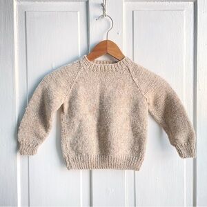 Vintage Handmade Knitted Toddler Sweater